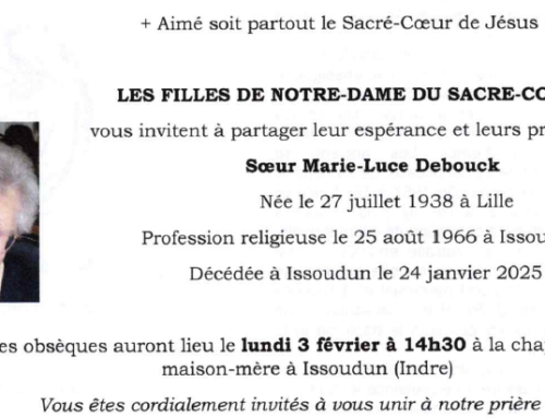 En mémoire de Soeur Marie Luce